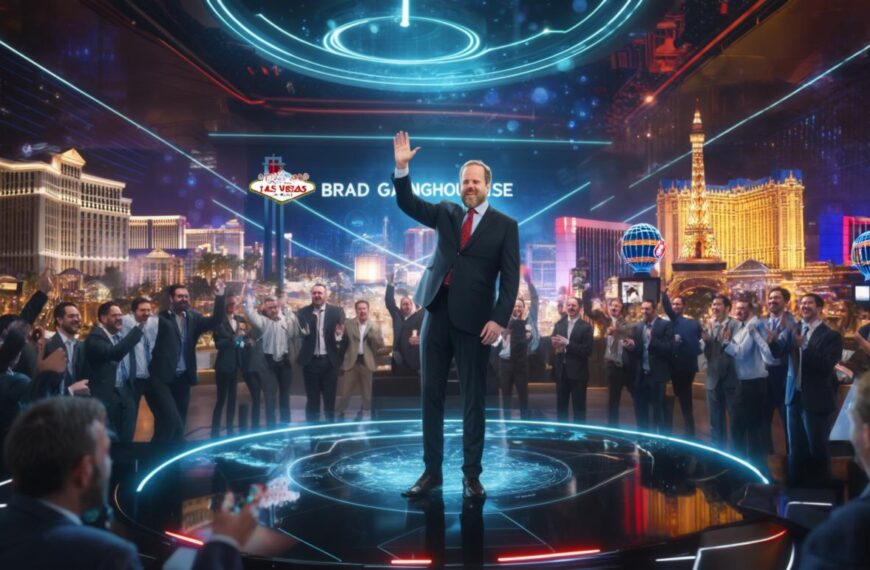 Brad Garlinghouse celebra el evento de XRP en Las Vegas