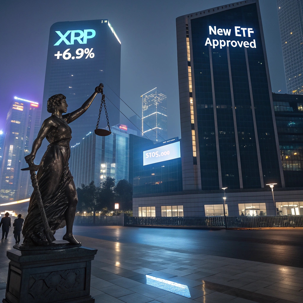 XRP Sube 6.9% por Nueva Decisión Judicial y ETF; BTC a $105k