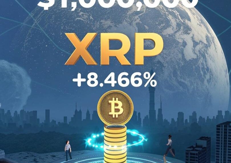 XRP Sube 8,466%, Autor Predice Bitcoin a $1 Millón