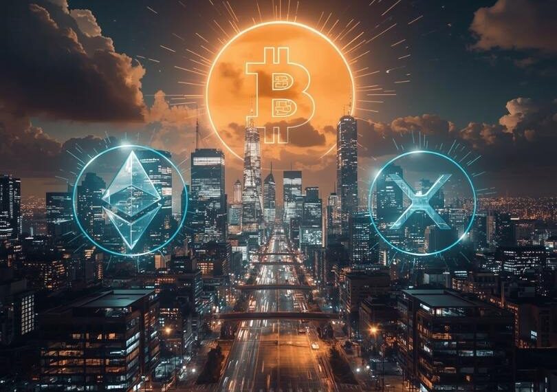 Bitcoin sube de nuevo, mientras Ethereum y XRP brillan